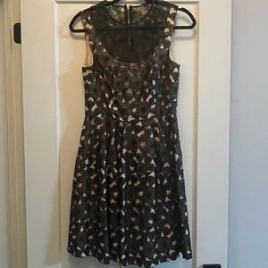 Black Jill Stuart dress with nude lining